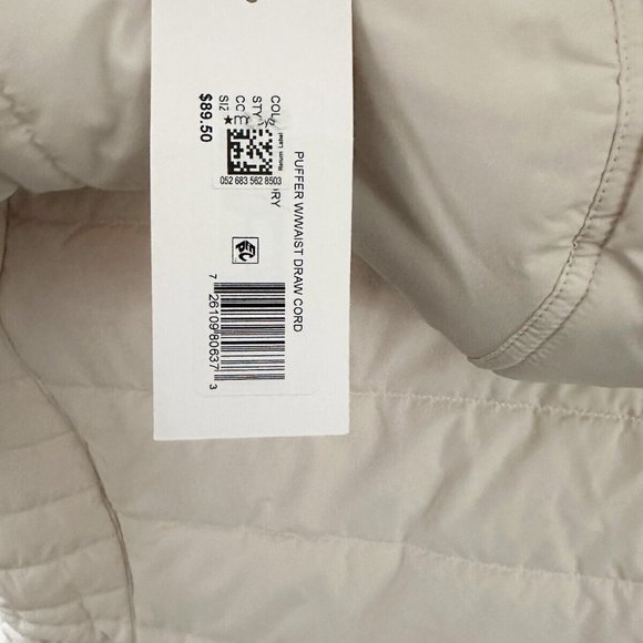NWT MARALYN & ME JUNIORS' WAIST DRAW CORD PUFFER COAT - Picture 4 of 4